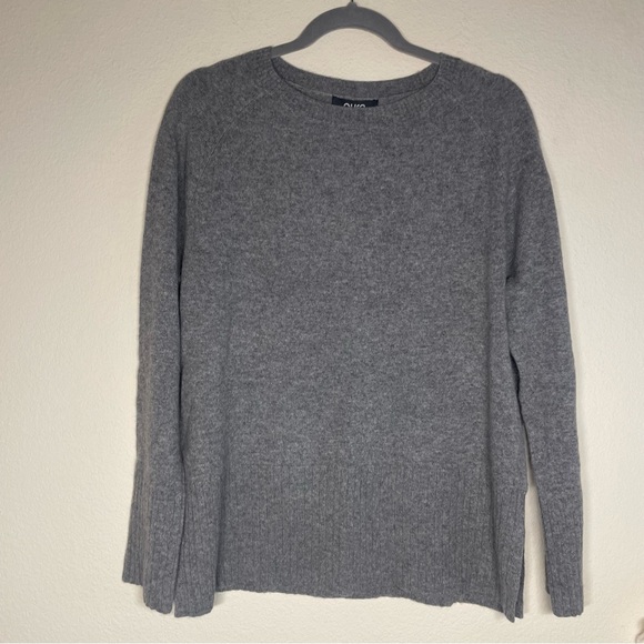 NWT Pura Cashmere | 100% Cashmere Crew Flannel Large - Picture 5 of 11